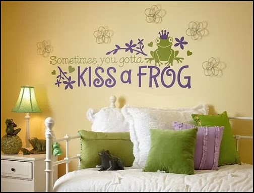 wall decor ideas mirrors Princess and Frog Bedroom Theme | 504 x 382
