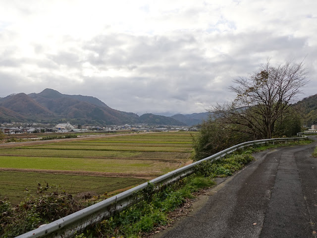 伯耆町の出雲街道からの眺望