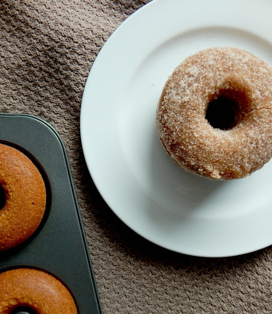 Apple Cider Donuts...these flaky, sweet, tender donuts scream Fall and Autumn.  The perfect Saturday morning breakfast!  The cinnamon sugar coating makes them top notch. (sweetandsavoryfood.com)