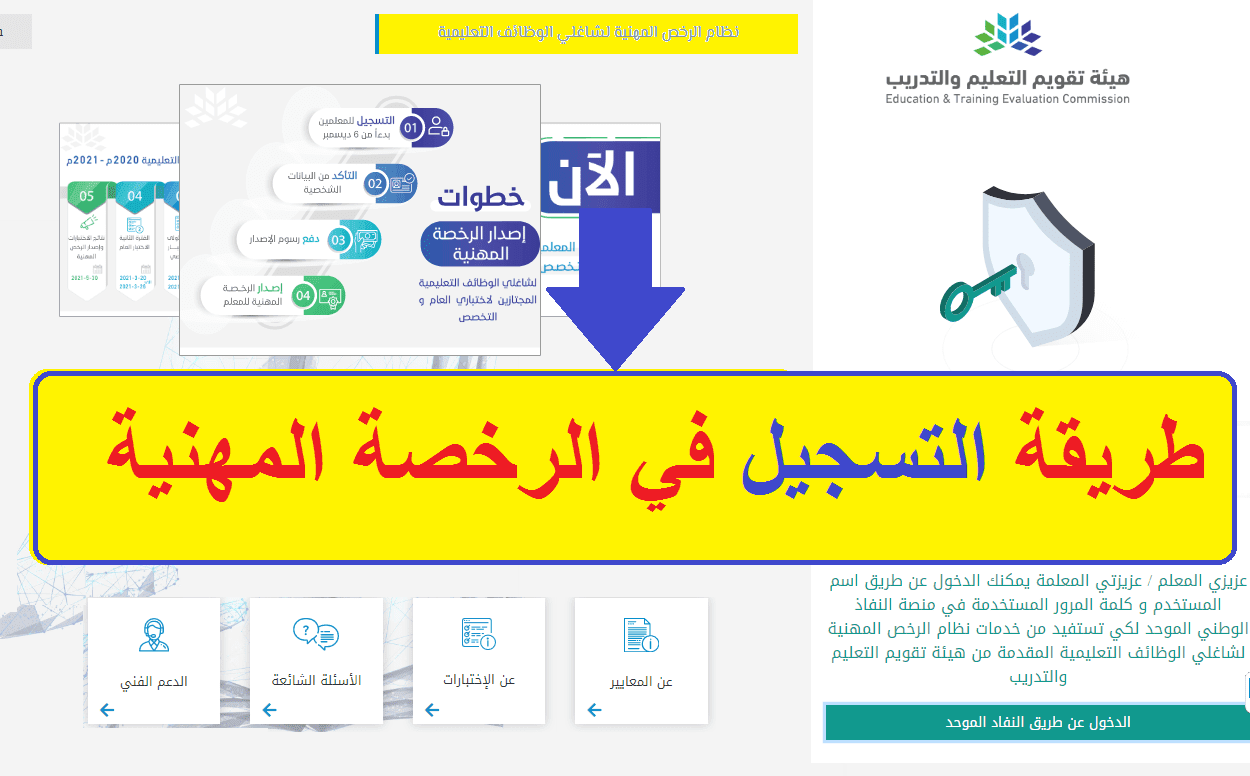 رابط كيفية التسجيل في رخصة المعلم السعودية 1444
