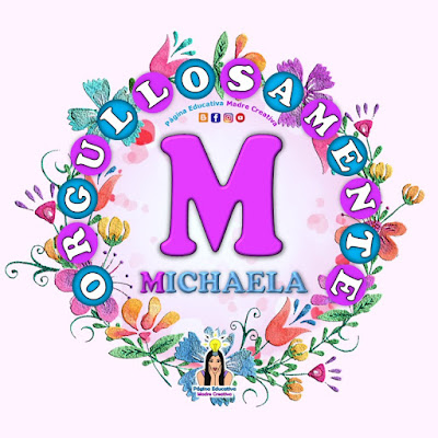 Nombre Michaela - Carteles para mujeres - Día de la mujer