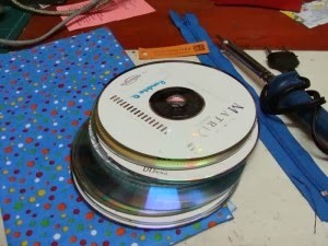 cara membuat kerajinan tangan cd bekas 2