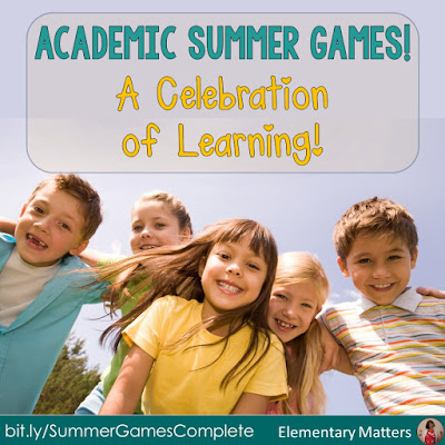 The "Summer Games" are Complete! This is a review of a week's worth of Academic Olympics to end the school year, including a freebie!