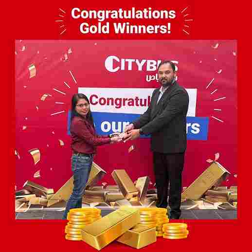 City Bus 1st Lucky Draw winner