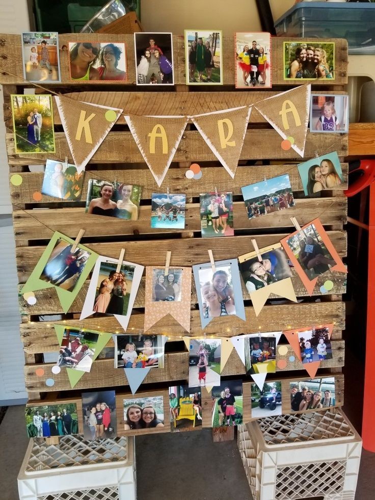 Graduation Party Photo Display Ideas