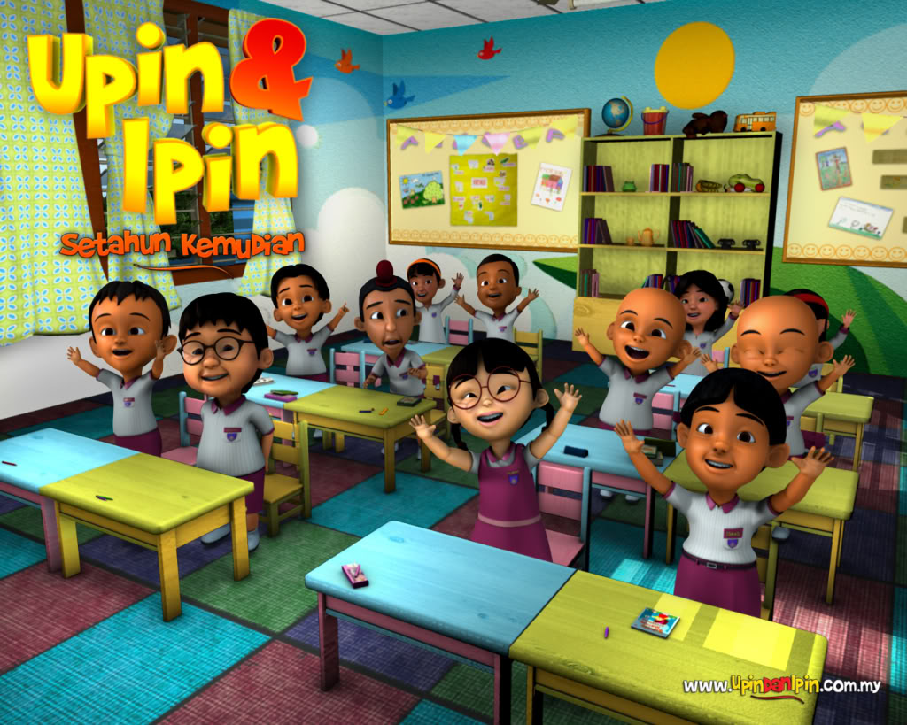 Trololo blogg: Wallpaper Upin Dan Ipin