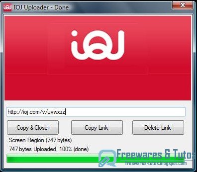 IOJ Uploader : le partage simple et rapide