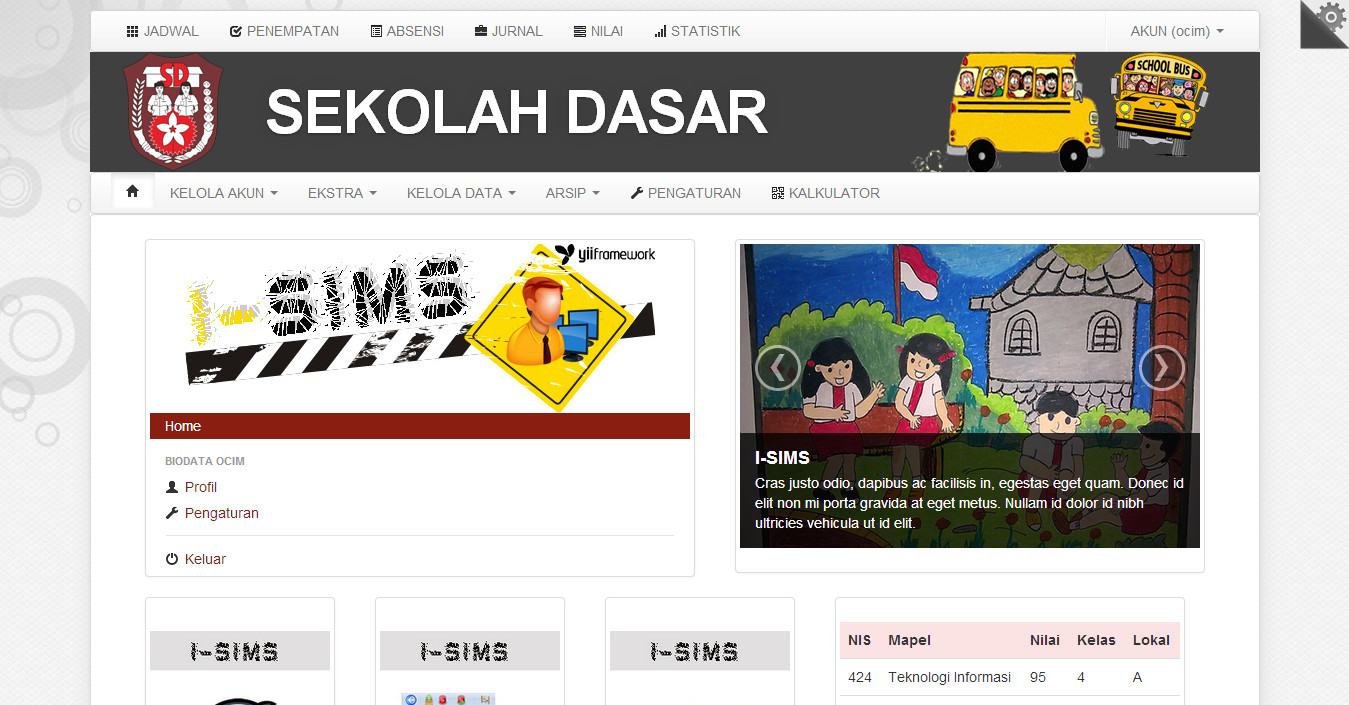  FRAMEWORK 15 WEBSITE INDONESIA BERBASIS YII Standard  Fajar_Ridikc