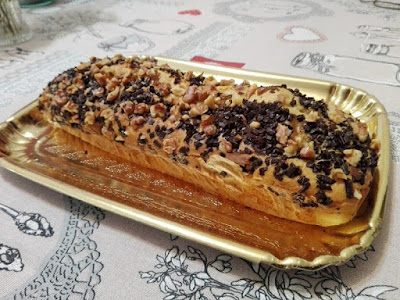 Cake con chocolate y nueces al Cointreau.