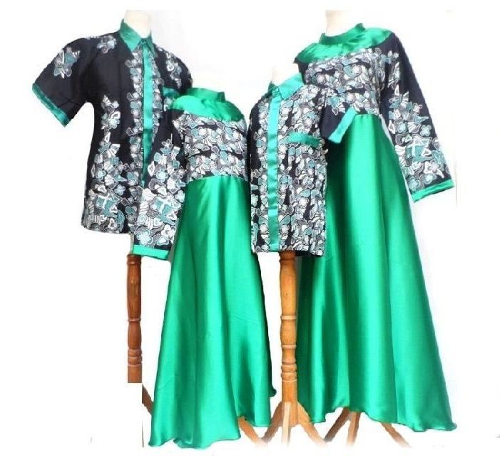  22 model baju batik couple keluarga modis untuk pesta 
