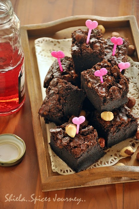 brownies butter cake 140gm coklat masakan hitam