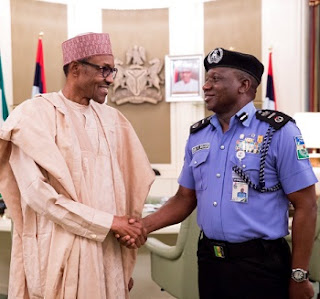 President Buhari Welcomes New Inspector General of Police, Ibrahim Kpotun Idris, See Photos