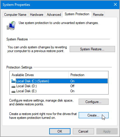 3-create-restore-point-windows-10-2022