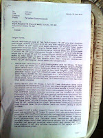 Surat Pengunfuran diri Ade Manurung dari LMP - Agustus 2011