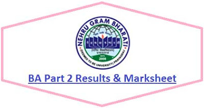 Nehru Gram Bharati University BA Part 2 Result 2023