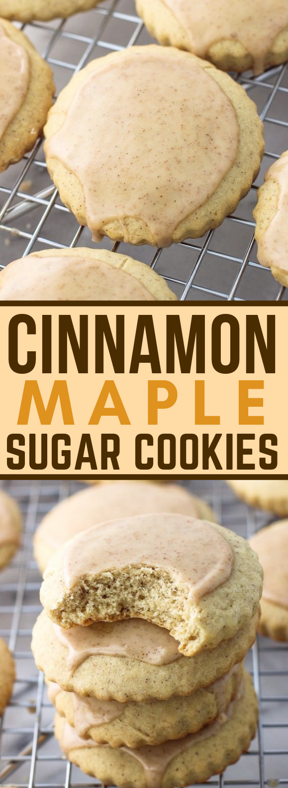 Cinnamon Maple Sugar Cookies #dessert #cookie