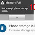 Phone Storage is full but nothing in the memory solution