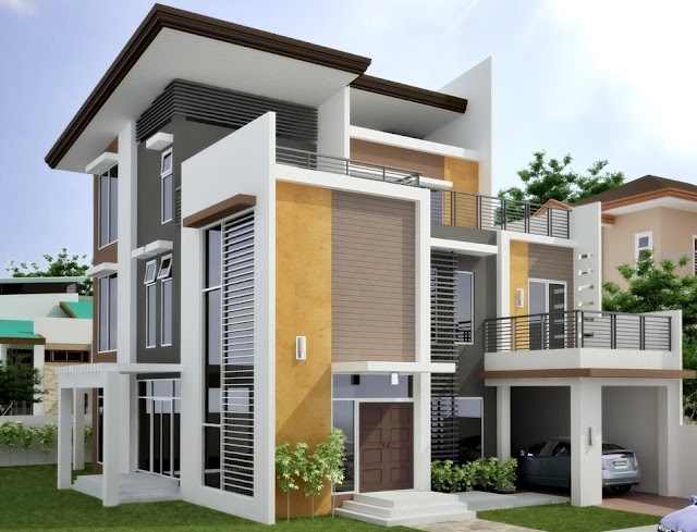 model teras rumah mewah terbaru