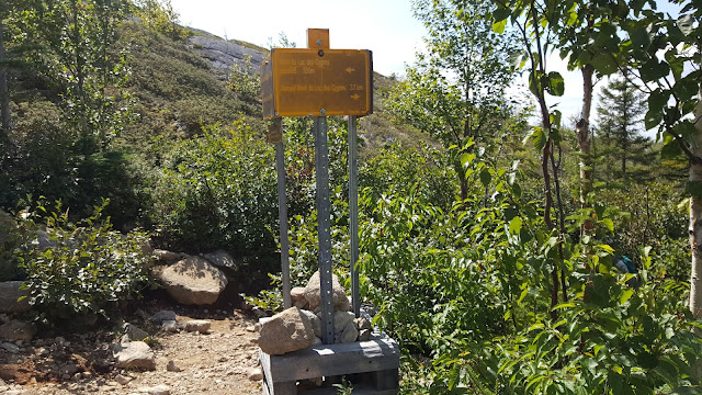 Sentier pour le mont du Lac des Cygnes