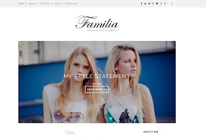 Familia - Build Clean Together With Responsive Blogger Template