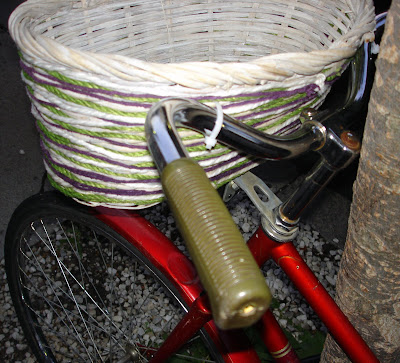 handmade DIY bike bicycle basket