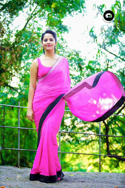 Anchor Anasuya Sexy Saree Photo