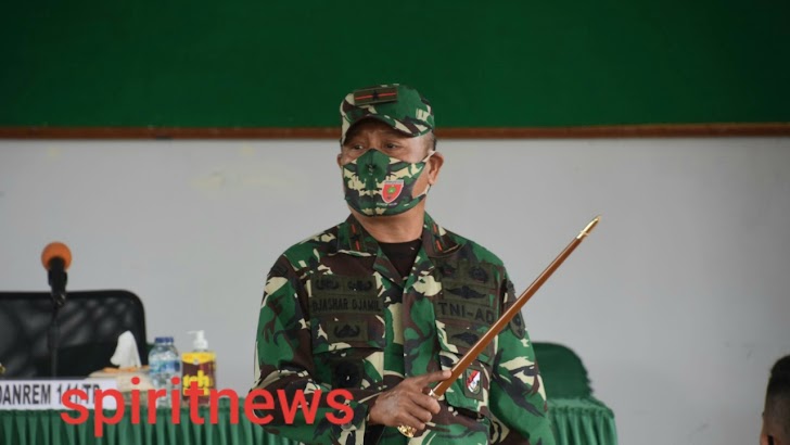 Danrem 141/Tp, Arahan Didepan Bintara Remaja Baru TNI- AD 