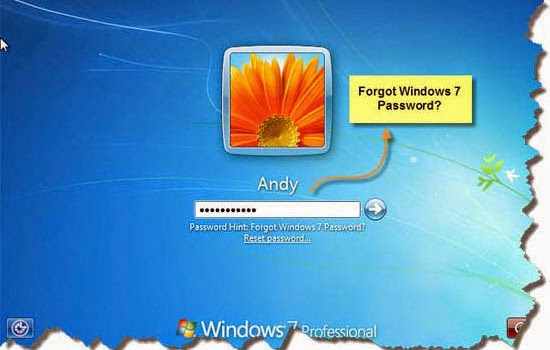 forgot windows 7 password