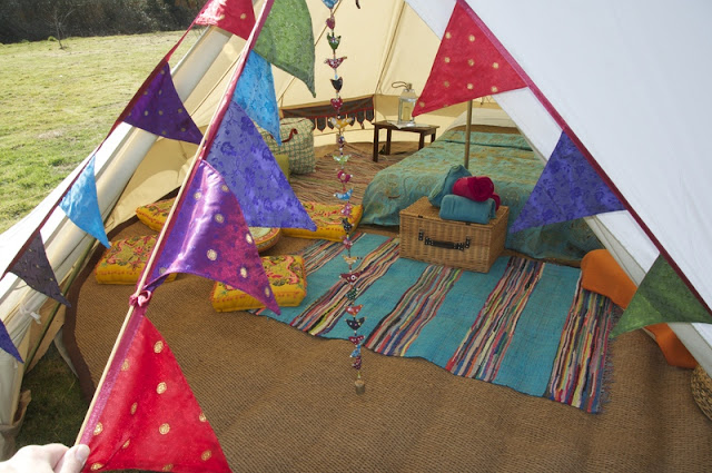 boho camping