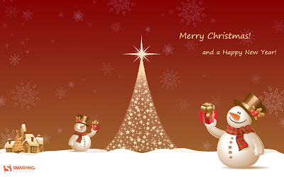 Merry Christmas & Happy New Year 2015 Wallpaper