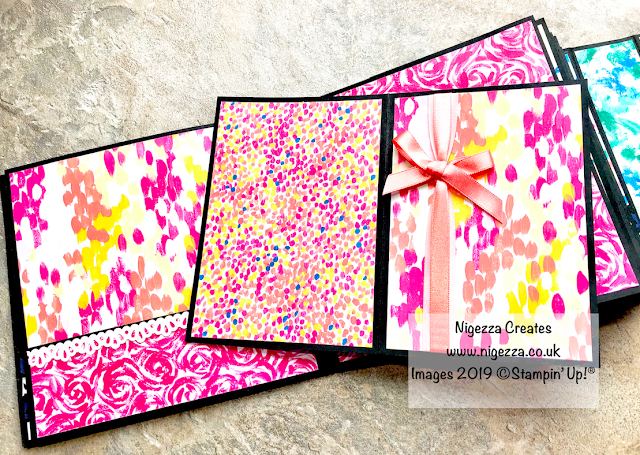 Nigezza Creates. Stampin' Up!® Garden Impressions Mini Album Part 3: Photo Mats & Pocket Inserts