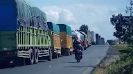 Simpang Asahan Tulang Bawang Menuju Mesuji Lampung Macet
