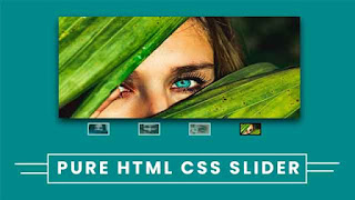 Pure HTML and CSS slider