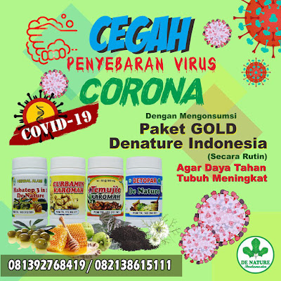 Obat covid 19 dari de nature untukmemperkuat imun