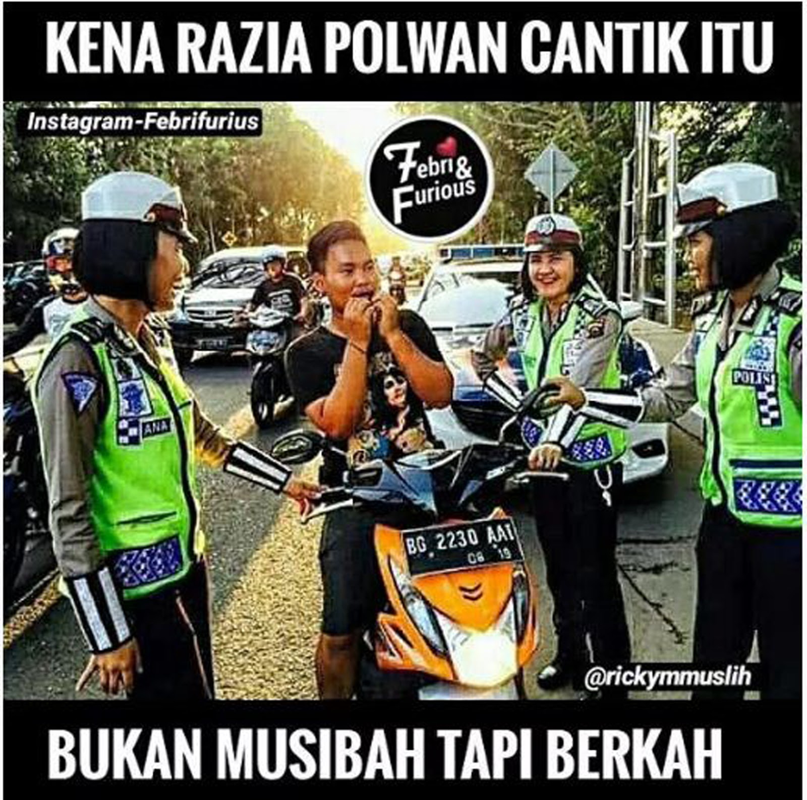 Kumpulan Gambar Meme Lucu Operasi Zebra DP BBM Lucu