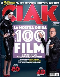 Ciak - Gennaio 2018 | ISSN 1122-8040 | TRUE PDF | Mensile | Cinema
Ciak è una rivista mensile italiana dedicata al mondo del cinema, nata nel 1985. Fa capo al gruppo editoriale Arnoldo Mondadori Editore.
Il mensile propone interviste, recensioni, anteprime e notizie sulle uscite cinematografiche e le novità dell'home-video.
Ciak offre allegati, come libri che raccontano i grandi film e i loro dietro le quinte.