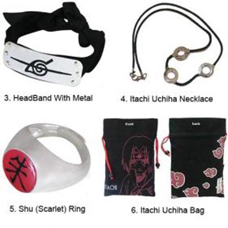 Naruto Accessories 6 Setsclass=cosplayers