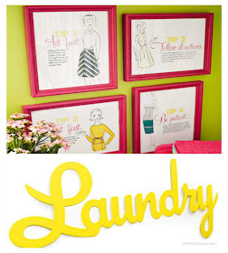 printable laundry directions, wooden sign Just Peachy, Darling