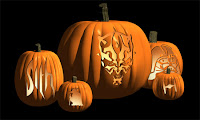Scary Animated Pumpkin Wallpaper