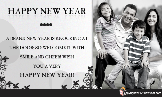 Happy New Year 2015 Wishes Greetings Card