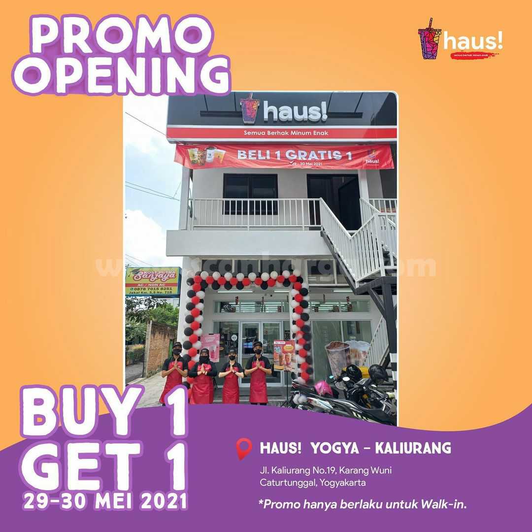 HAUS! Yoga Kaliurang & Godean Opening Promo Beli 1 Gratis 1