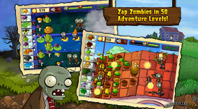 Merupakan sebuah sequel game dengan gameplay yang seru Game Plants vs. Zombies FREE Apk Full Mod v1.1.74 Android