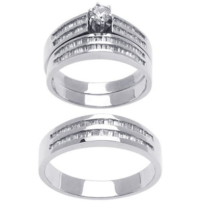 Diamond wedding ring for you.