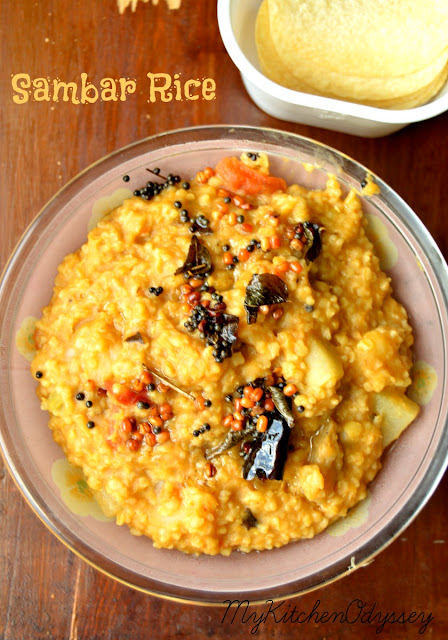 broken wheat sambar rice2