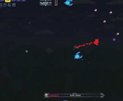 Movement for phase 4 of the Skeletron Prime boss in Terraria Calamity mod