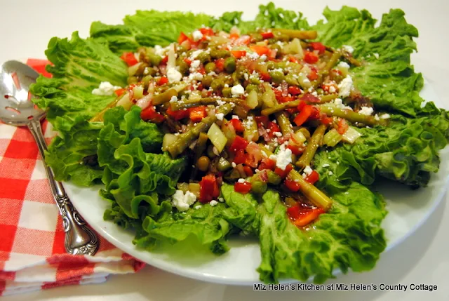 Marinated Veggie Salad at Miz Helen's Country Cottage