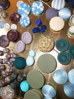 vintage button collection