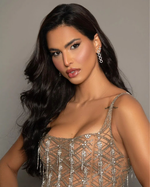 Jessy Lira – Most Beautiful Transgender Model in Embellished Sheer Evening Gown Photoshoot
