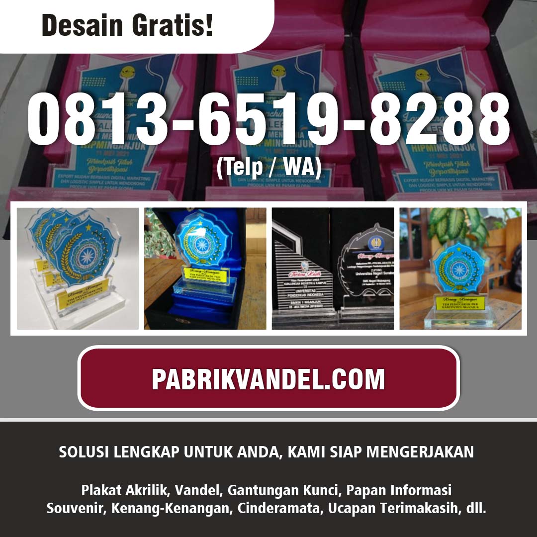 Harga Cetak Gantungan Kunci Acrylic