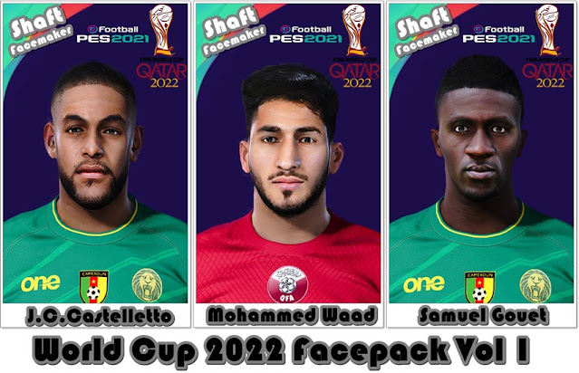World Cup 2022 Facepack Vol.1 For eFootball PES 2021
